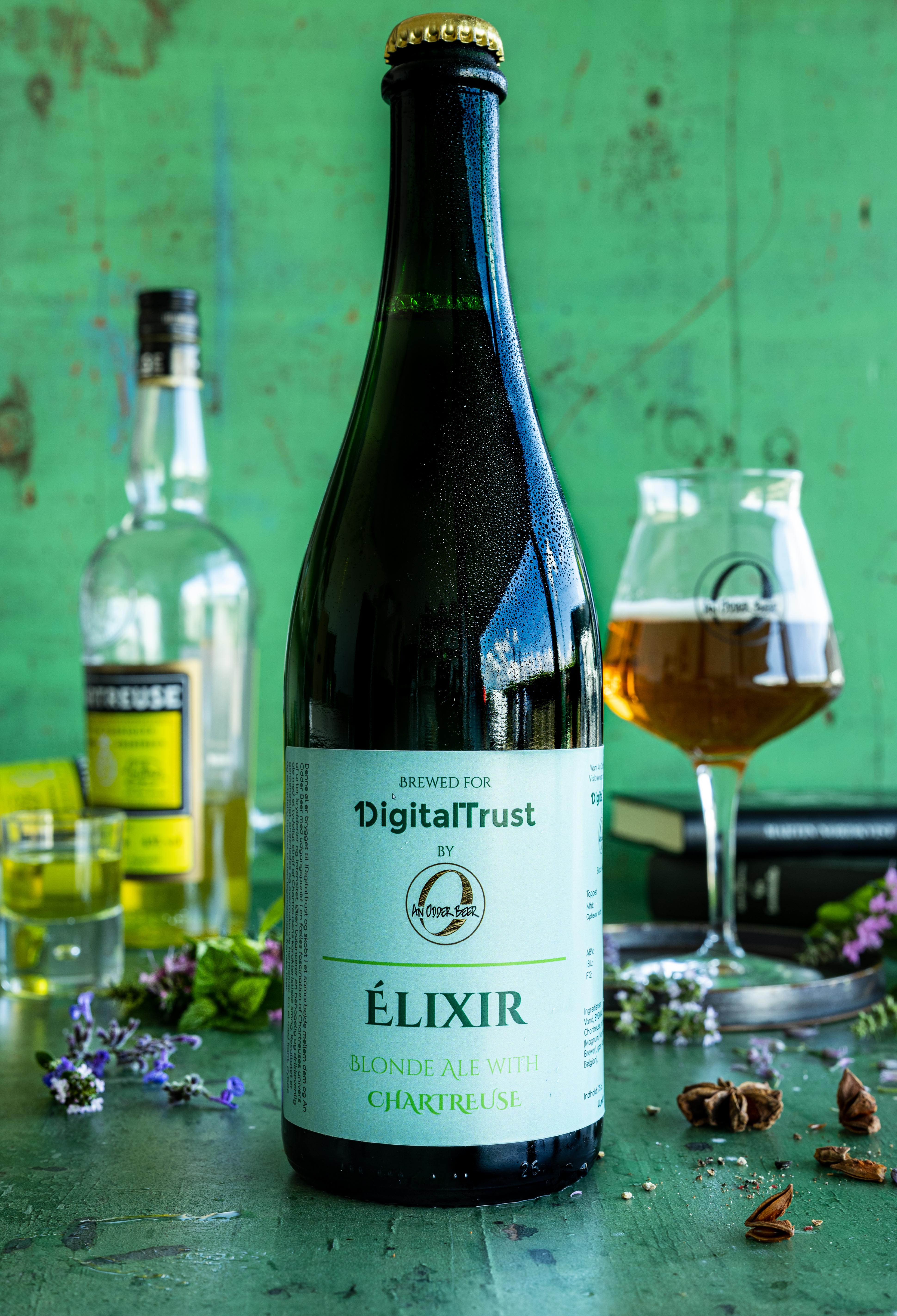 Élixir – Blonde Ale med Chartreuse fra An Odder Beer
